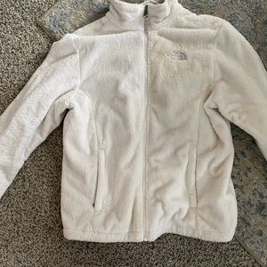 North Face Fuzzy Zip Up